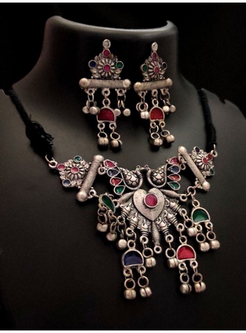 Oxidised Jewelry Set